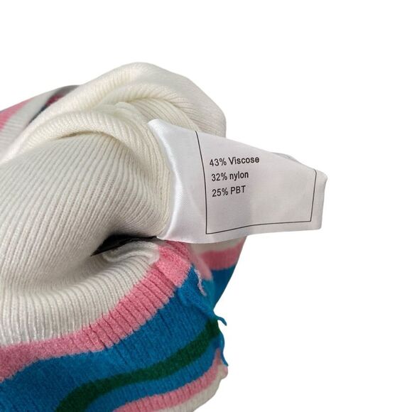 Boho Vibe Parrot Embroidered Mini Sweater Dress in Size Medium - Picture 13 of 14